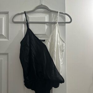 Chic Black and White Bodysuit